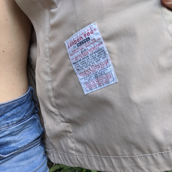 Vintage Beige Herrington Jacket | London Fog - Picture 5 of 9